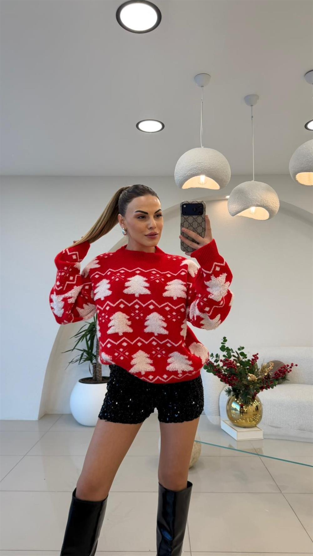 NOEL KAZAK KIRMIZI-BEYAZ