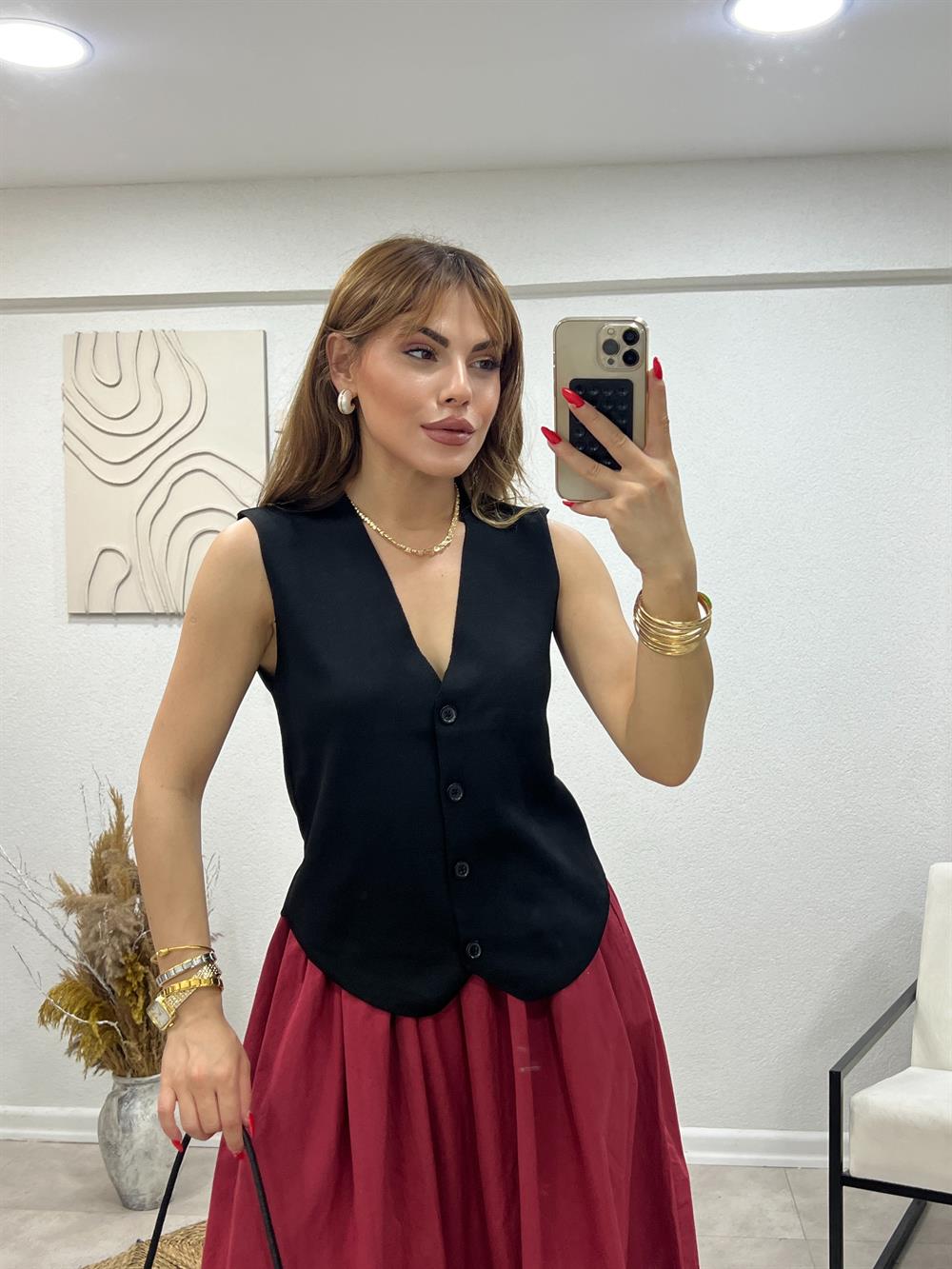 Orji̇nal Maarka Premi̇um Tri̇ko Yelek Si̇yah