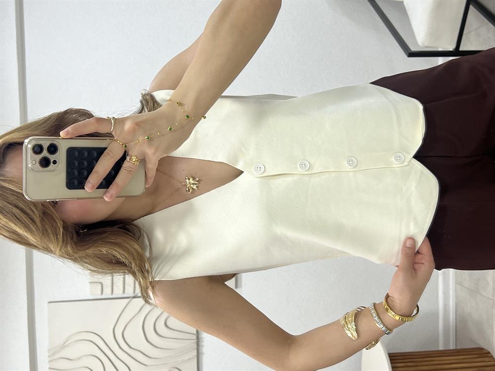 Orji̇nal Maarka Premi̇um Tri̇ko Yelek Taş