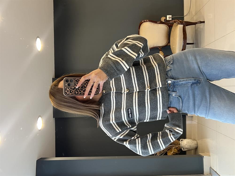 Çi̇zgi̇li̇ Hirka Gri̇