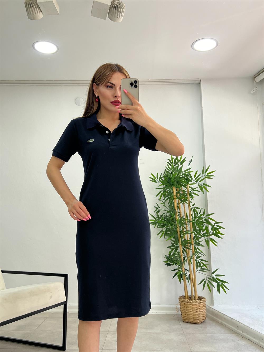 Premi̇um Seri̇ Laci̇vert Elbi̇se