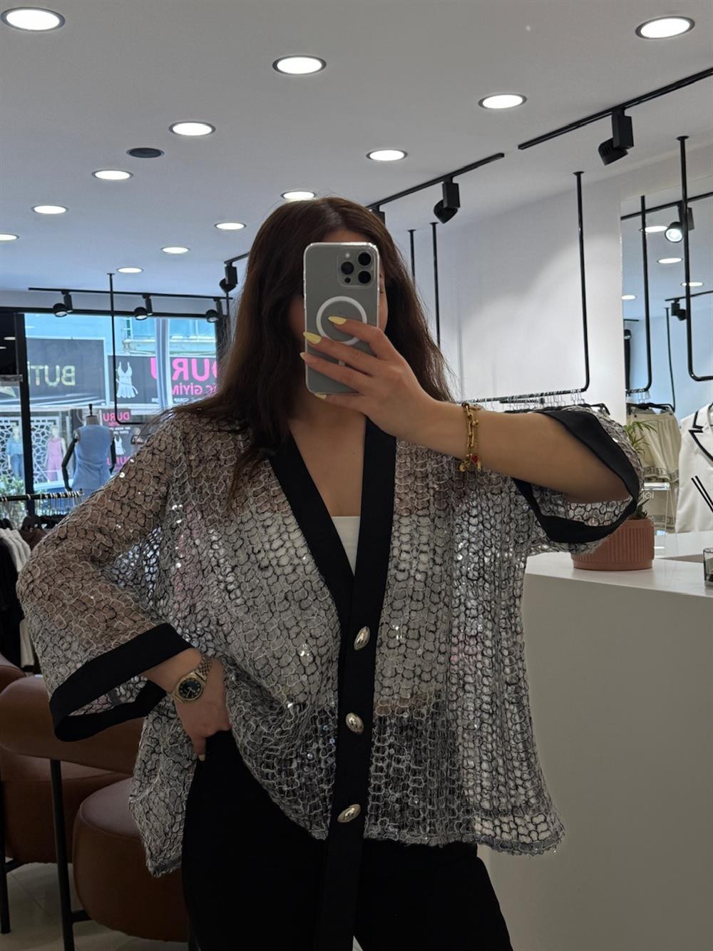 PAYETLİ TASARIM CEKET