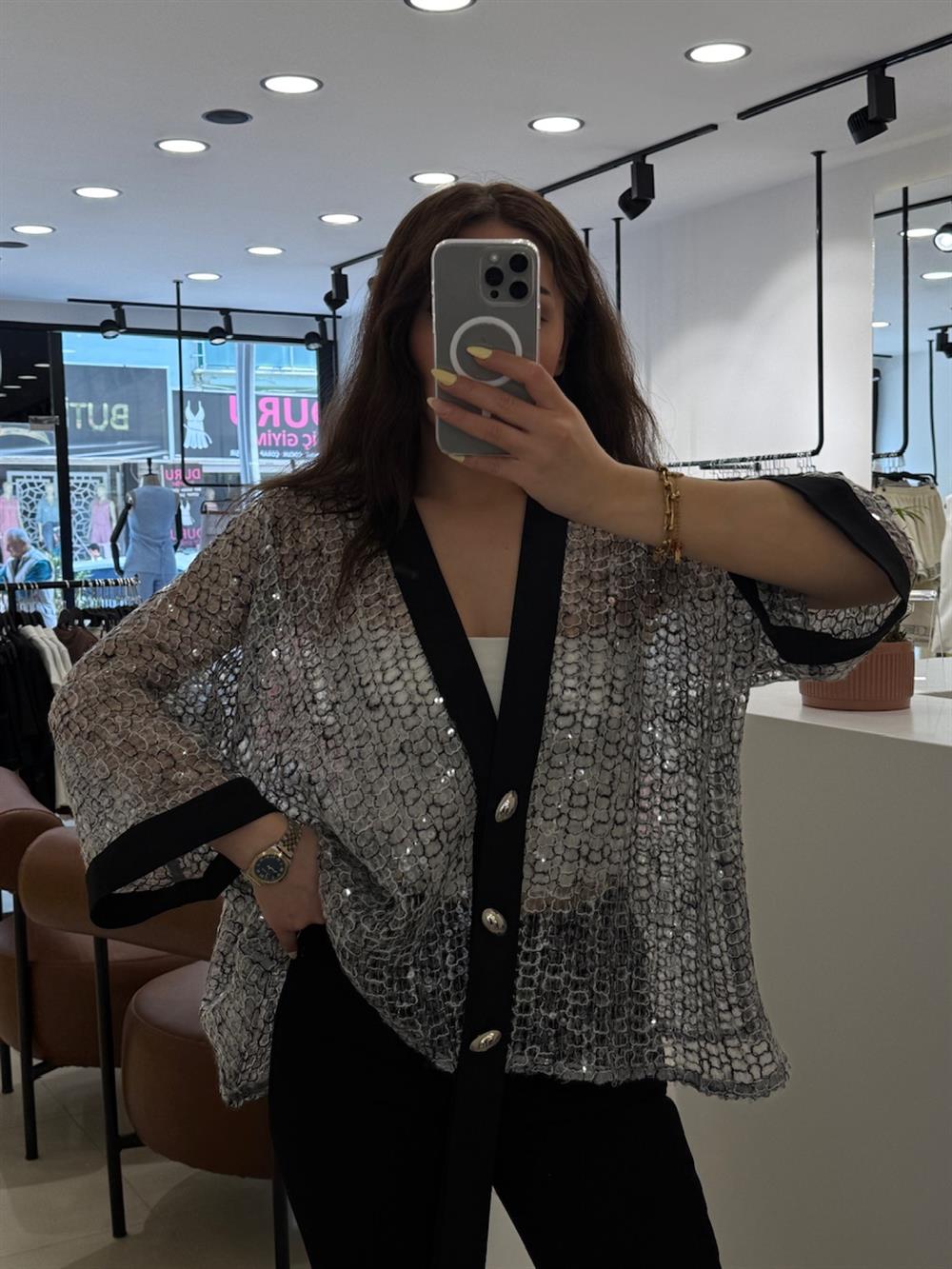 PAYETLİ TASARIM CEKET