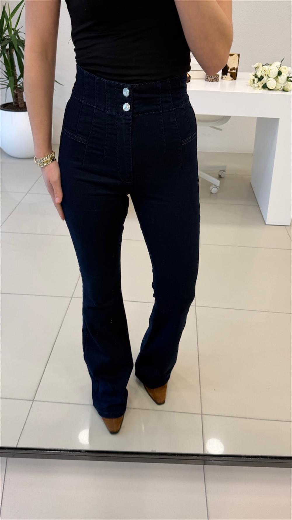 Pensli̇ Yumuşak Li̇krali Jean Lacivert