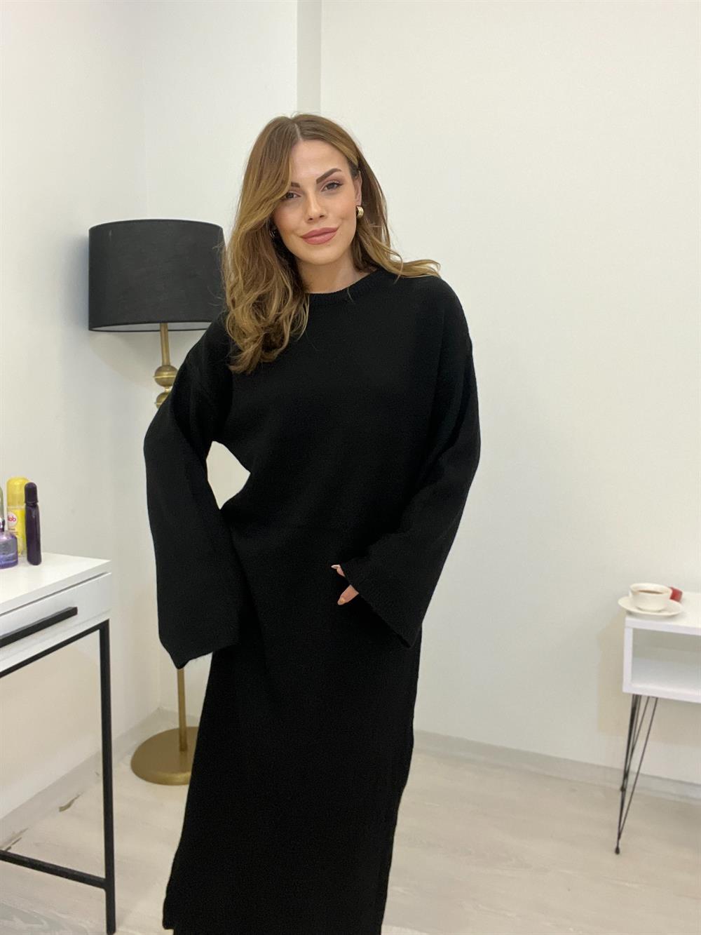 Pinterest Pamuk Elbi̇se Si̇yah