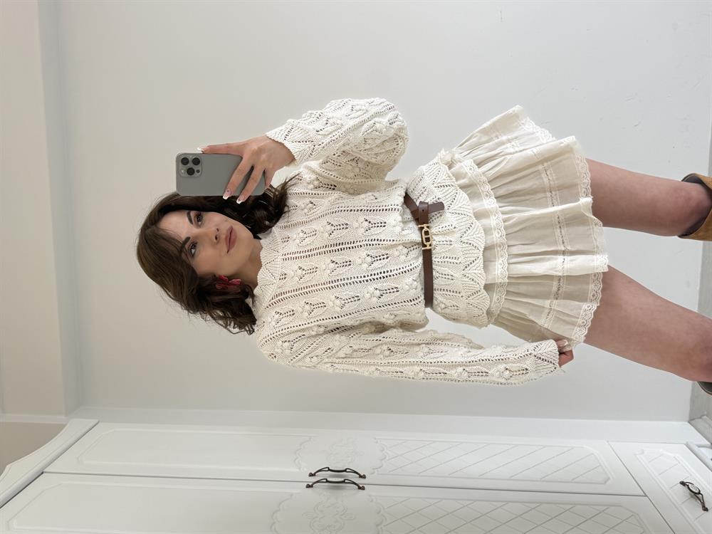 PONPON DESENLİ MERSERİZE TAŞ