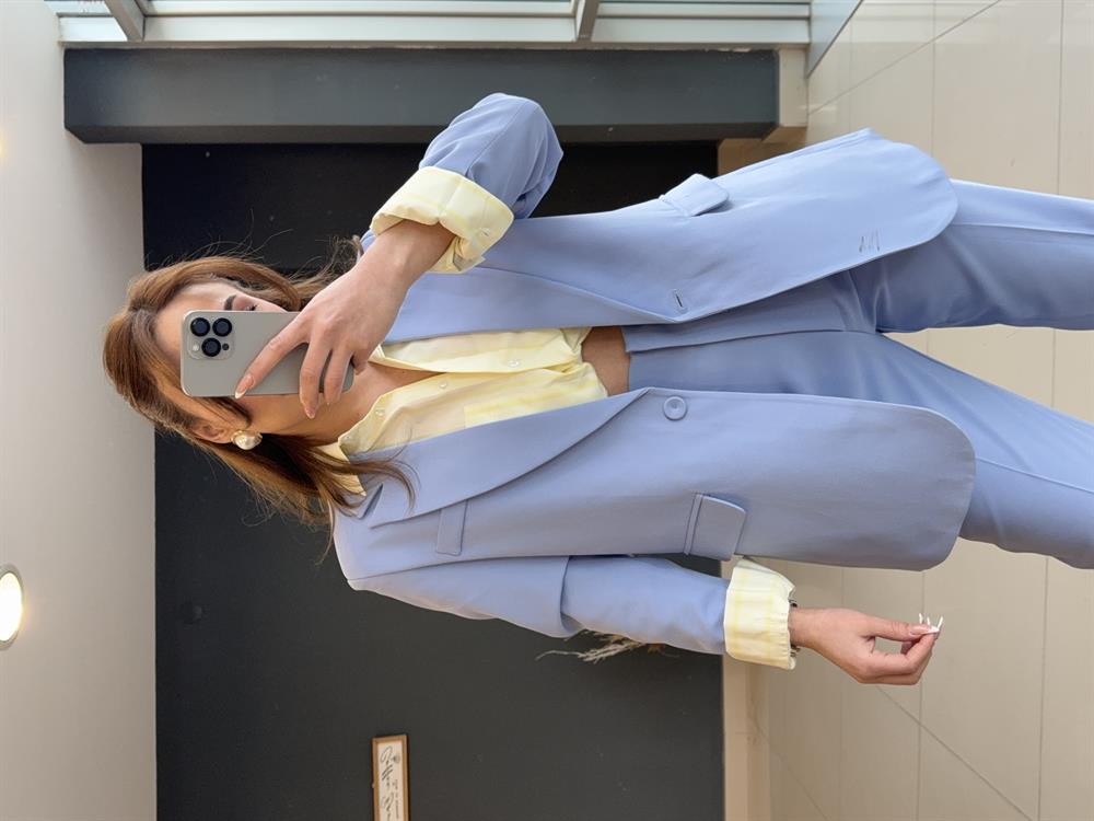 Premi̇um Seri̇ Blazer Ceket Bebe Mavi̇