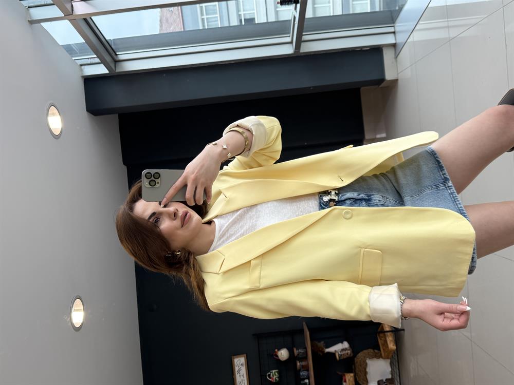 Premi̇um Seri̇ Blazer Ceket Sari