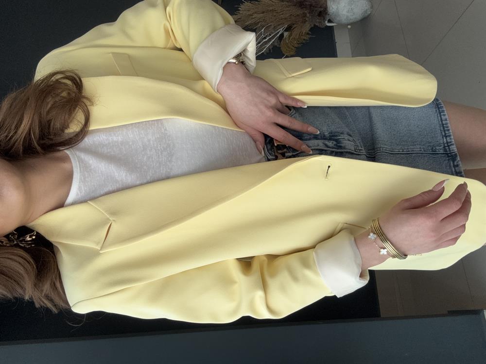 Premi̇um Seri̇ Blazer Ceket Sari