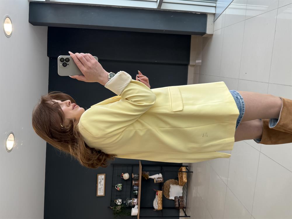 Premi̇um Seri̇ Blazer Ceket Sari