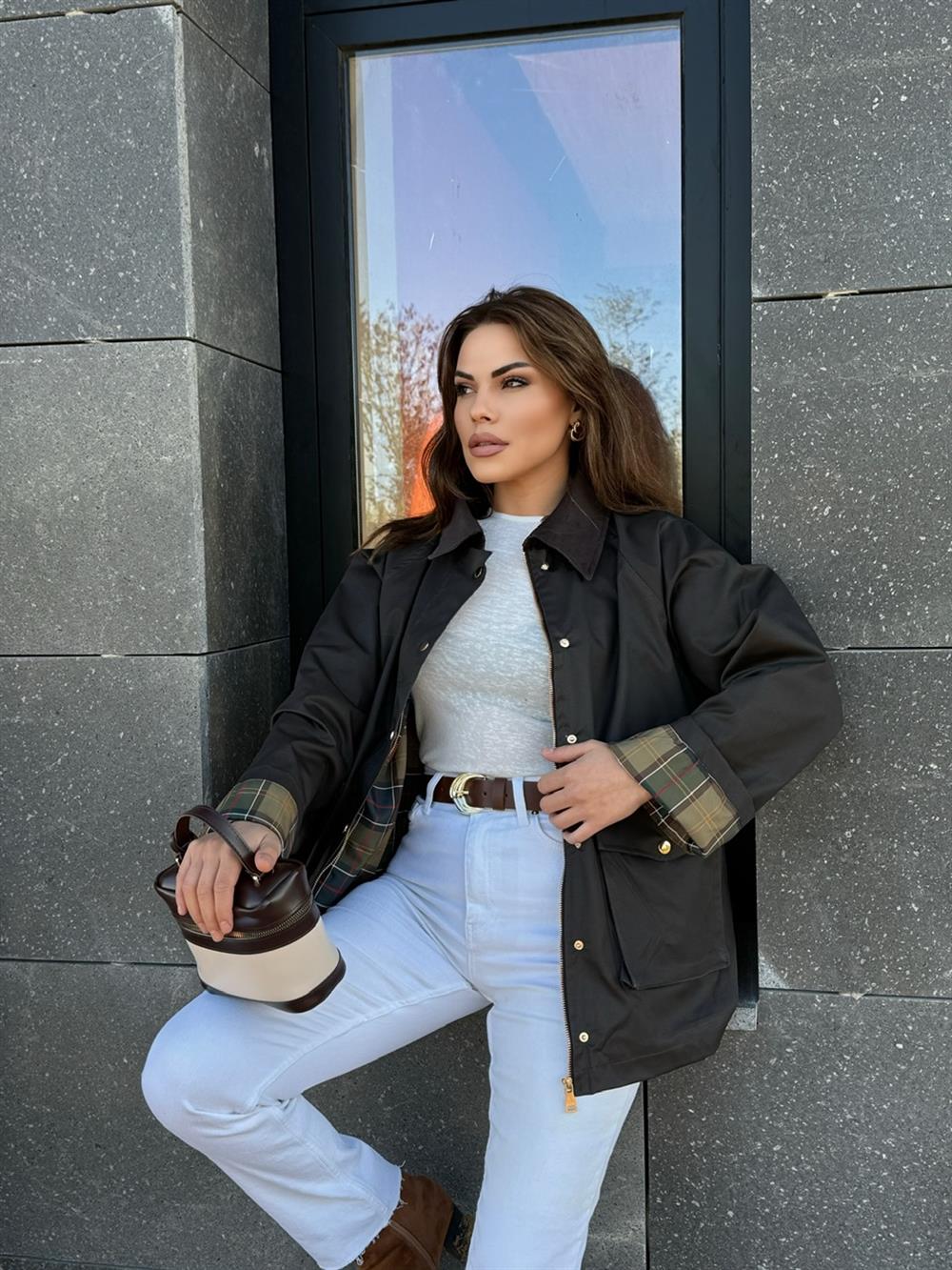 PREMİUM SERİ KADİFE YAKA PARKA 