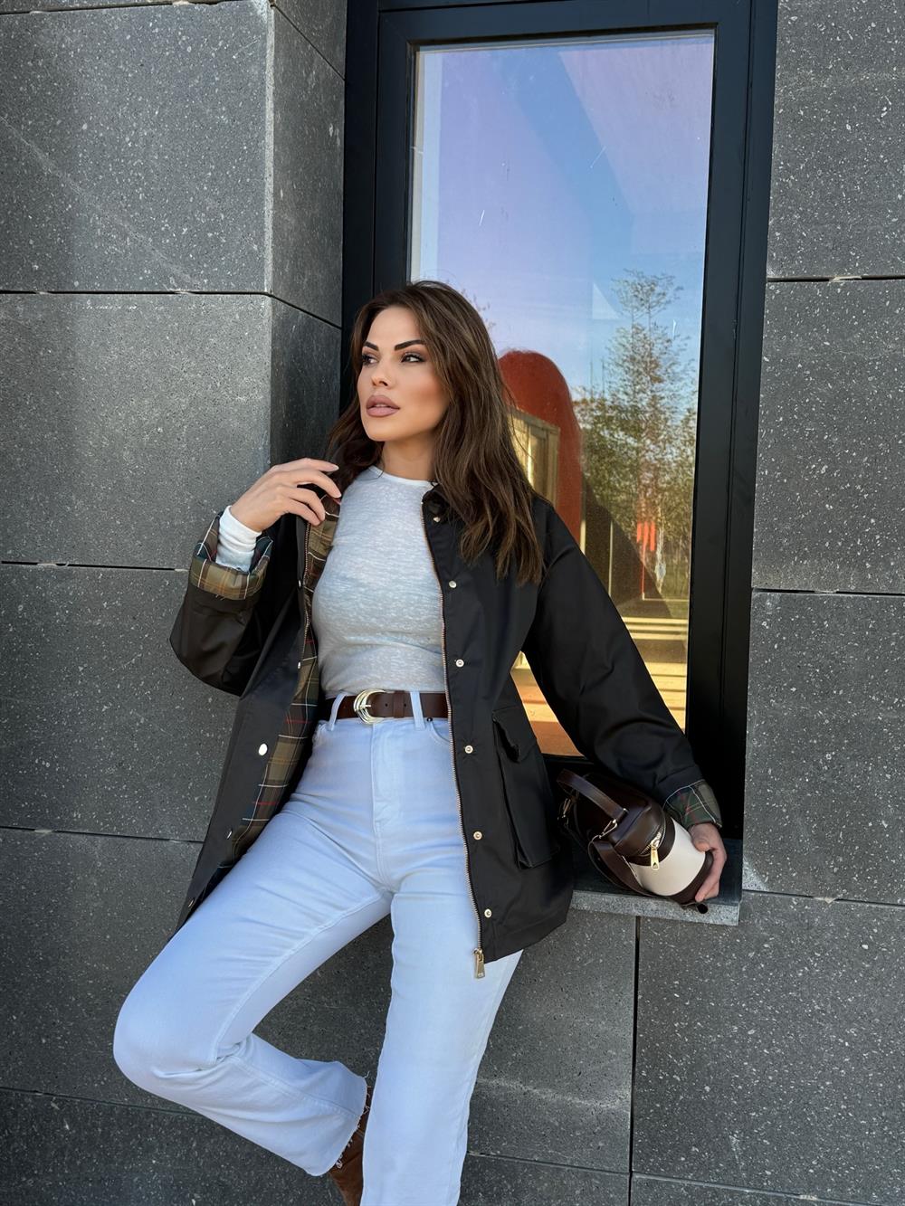 PREMİUM SERİ KADİFE YAKA PARKA 