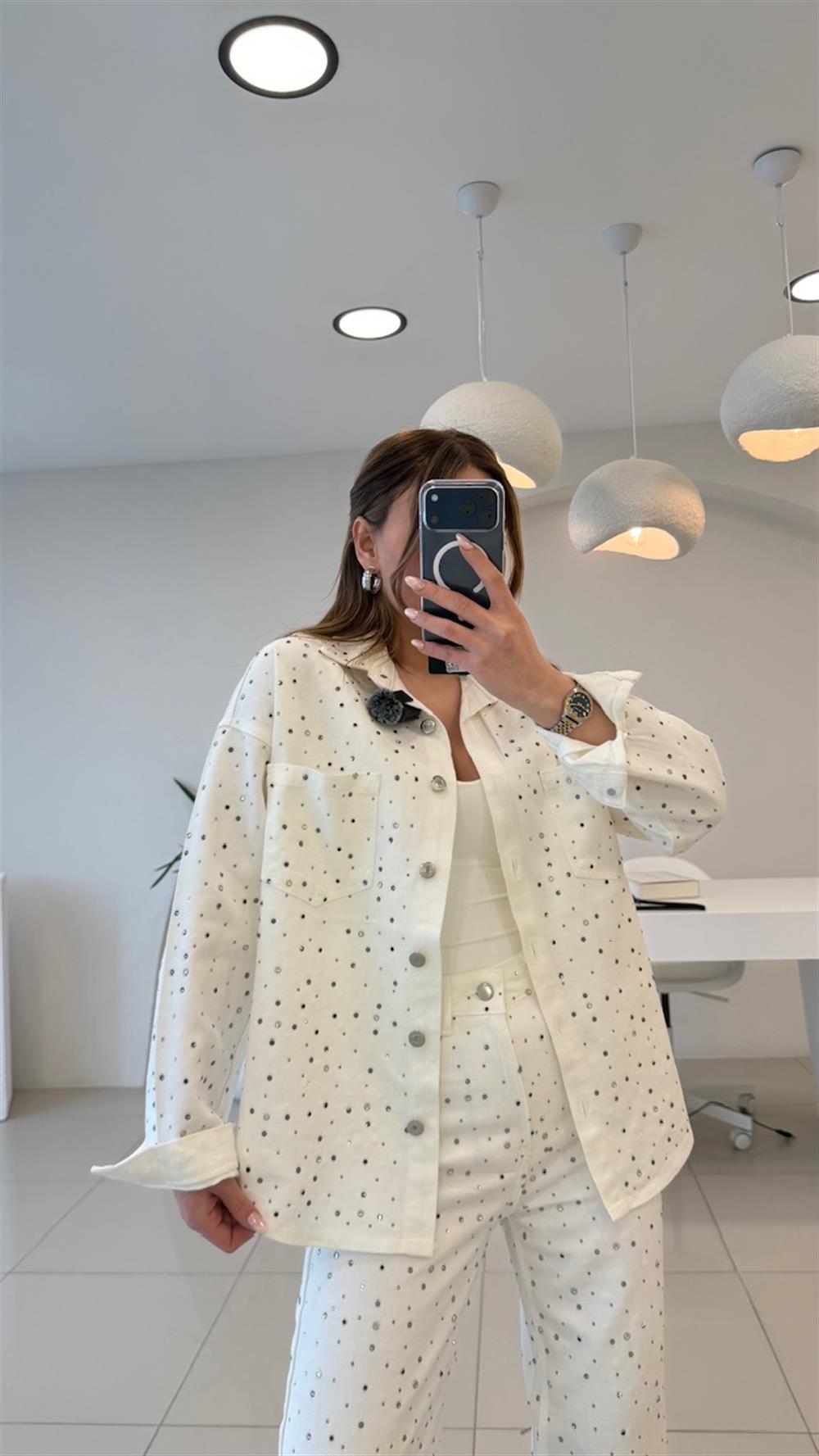 PREMİUM SERİ TAŞLI CEKET 