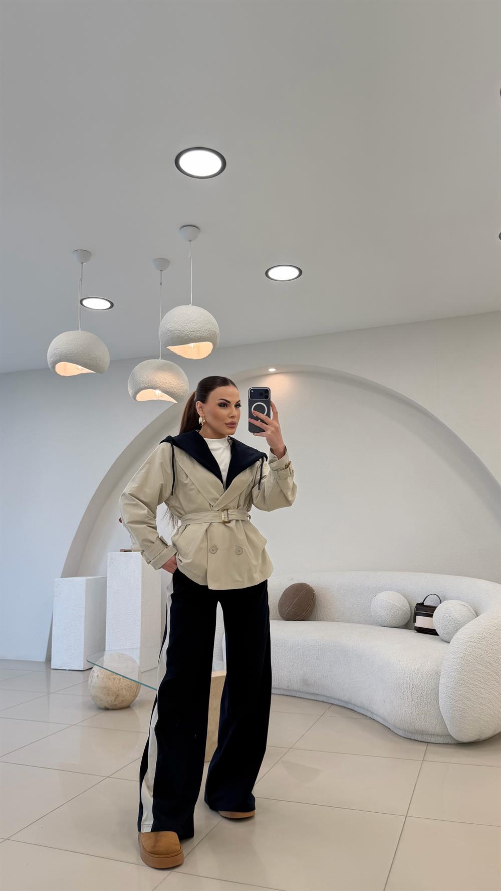 PREMIUM SERİ TRENÇLİ İKİLİ TAKIM
