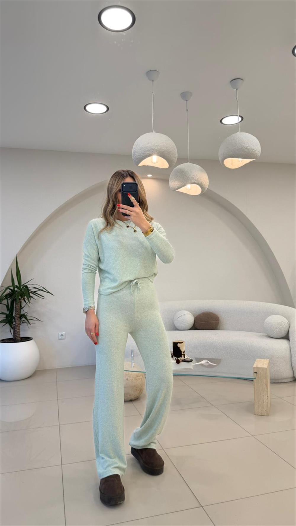 PREMİUM SERİ YUMOŞ 2LİTAKIM MİNT YEŞİL