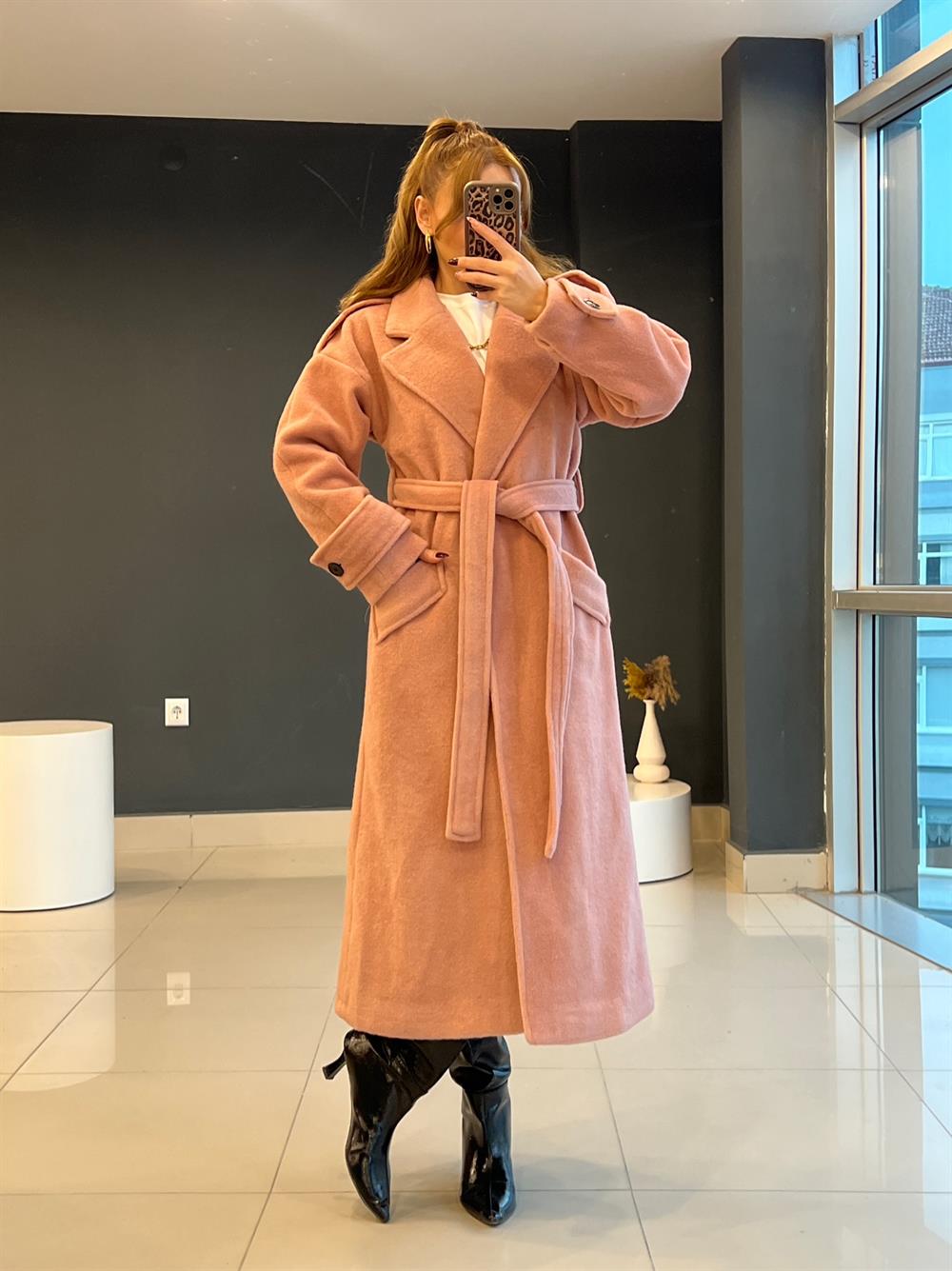 Premi̇um Seri̇ Astarli Kaşe Kaban Pudra