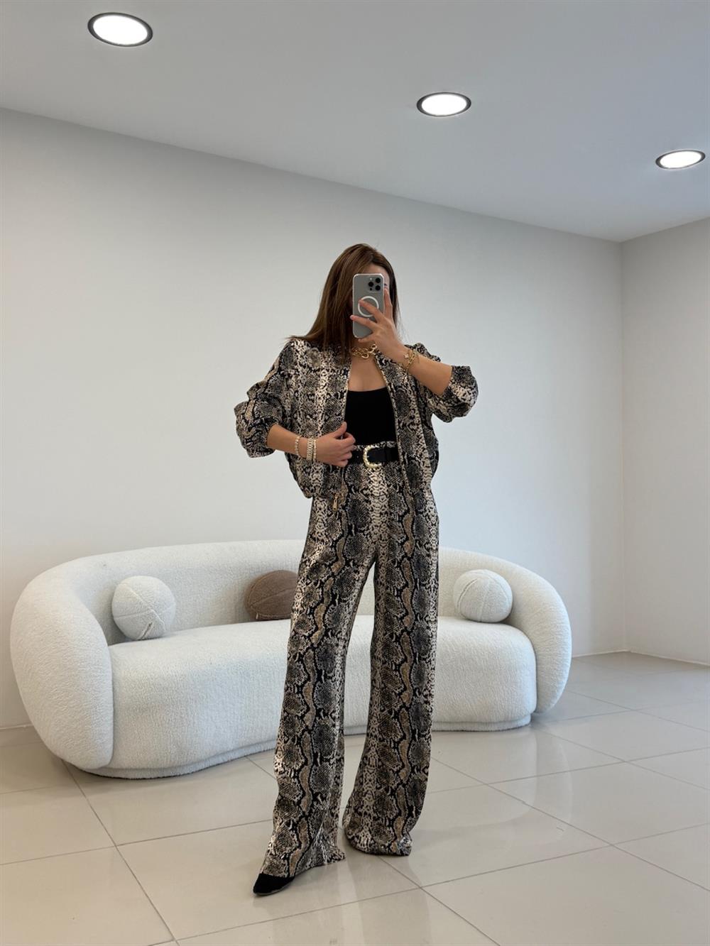 SATEN BAMBER-PANTOLON  2Lİ TAKIM