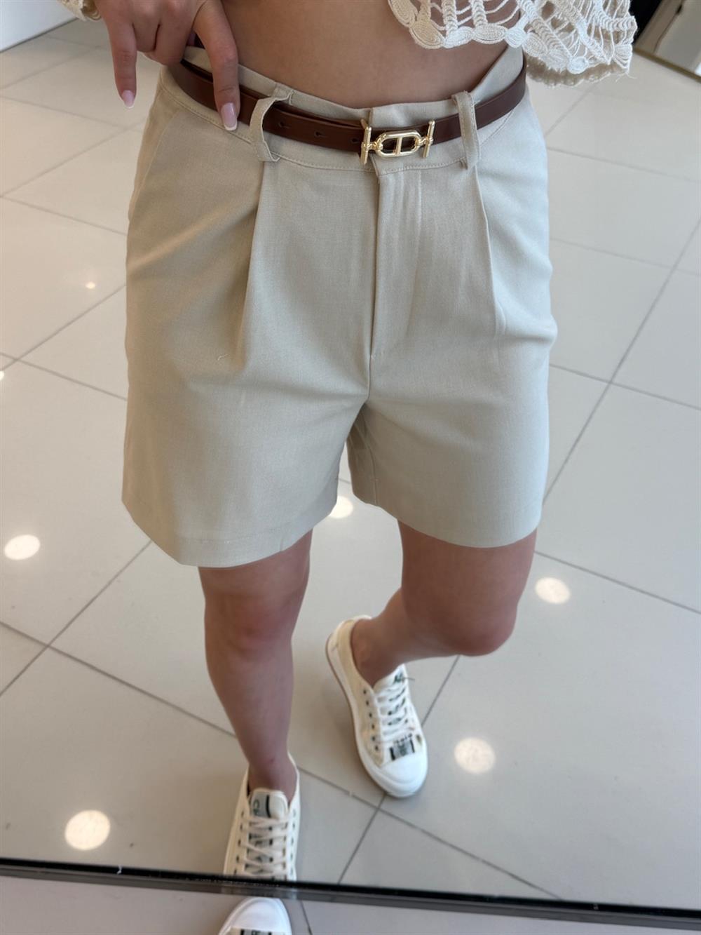 ŞEHİR BOY KREM ŞORT