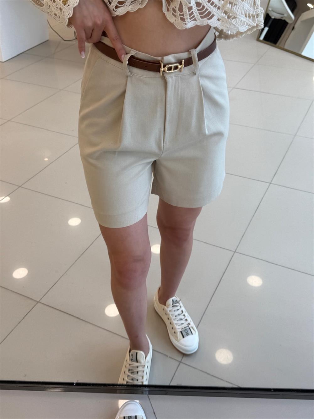ŞEHİR BOY KREM ŞORT