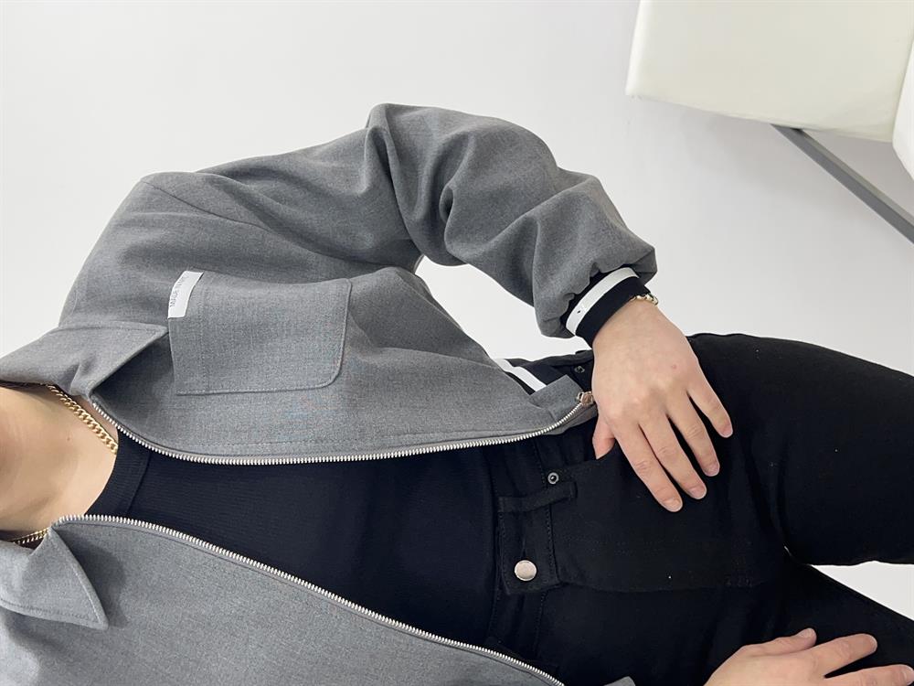 Şeri̇tli̇ Tasarim Bomber Ceket