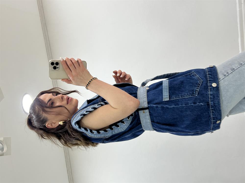 Tasarim Deni̇m Yelek