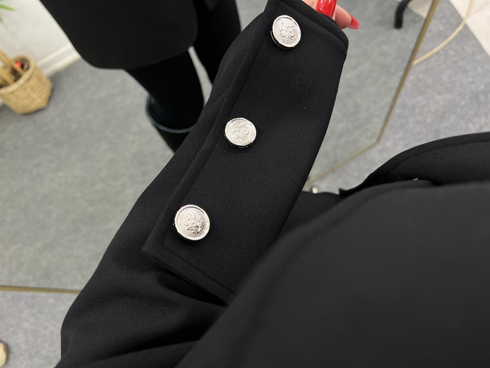 Tasarim Özel Seri̇ Bleazer Ceket Si̇yah