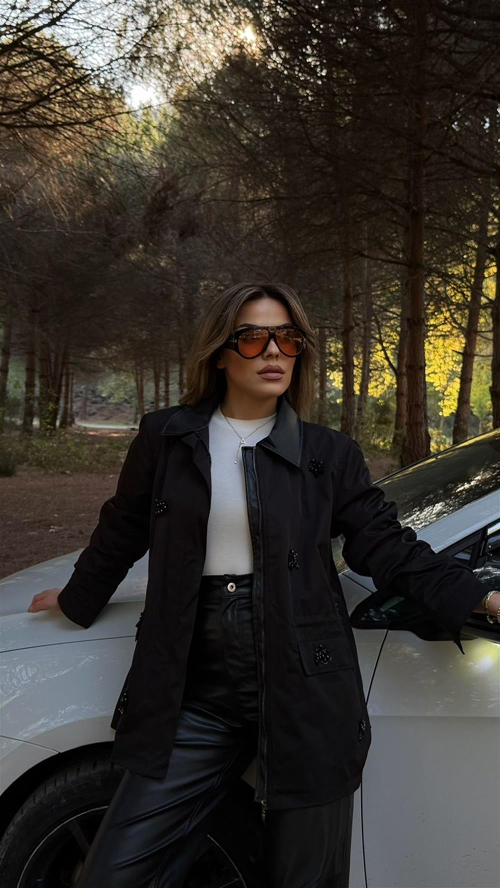 TASARIM TAŞ İŞLEMELİ CEKET