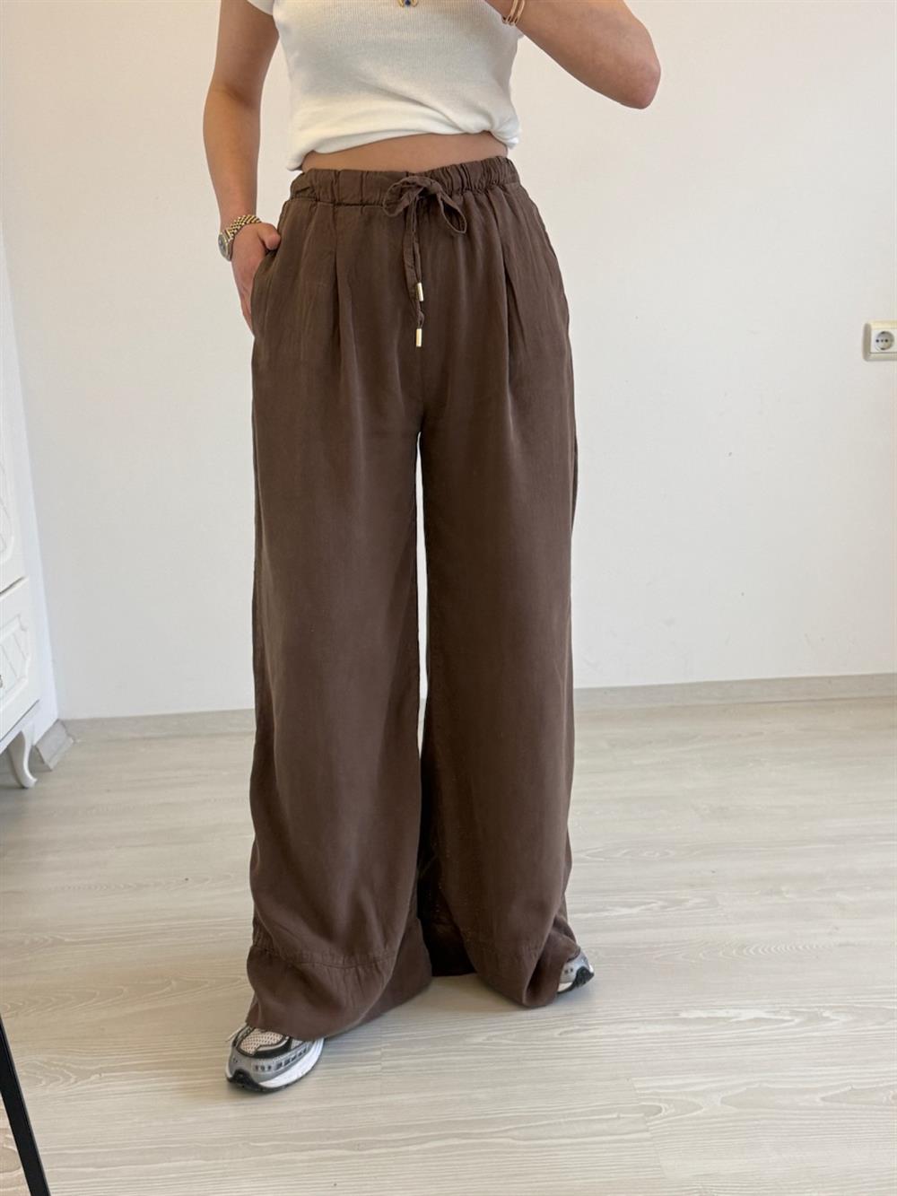 TİRİL  RELAX PANTOLON KAHVE