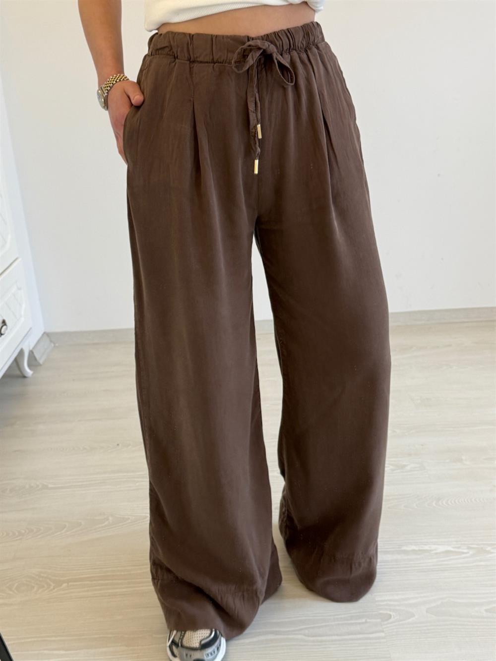 TİRİL  RELAX PANTOLON KAHVE