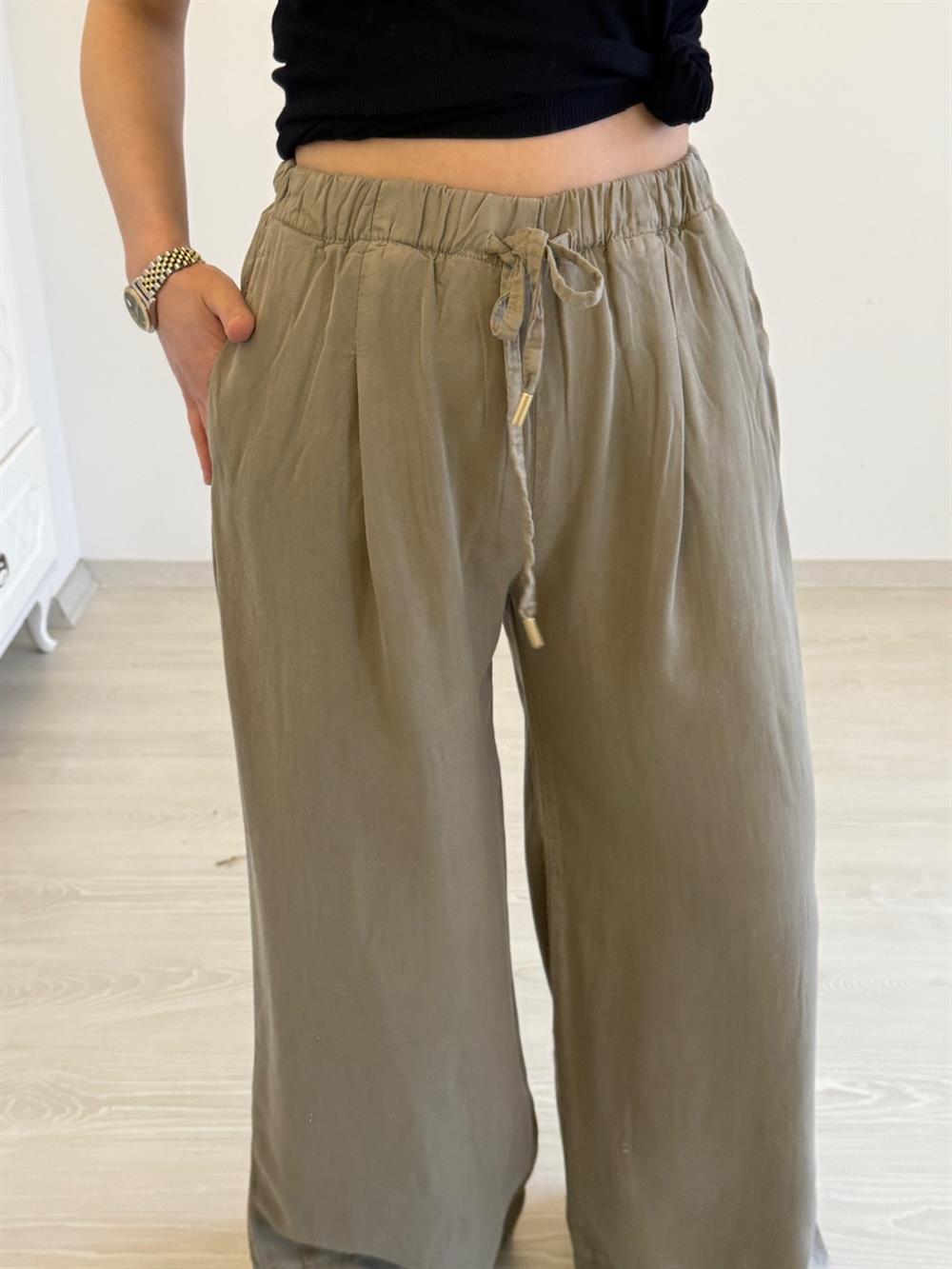 TİRİL RELAX PANTOLON YEŞİL