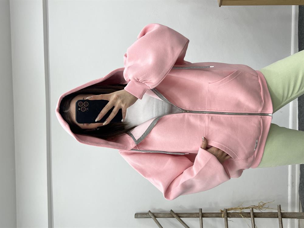 Toz Pembe Sweat Hirka