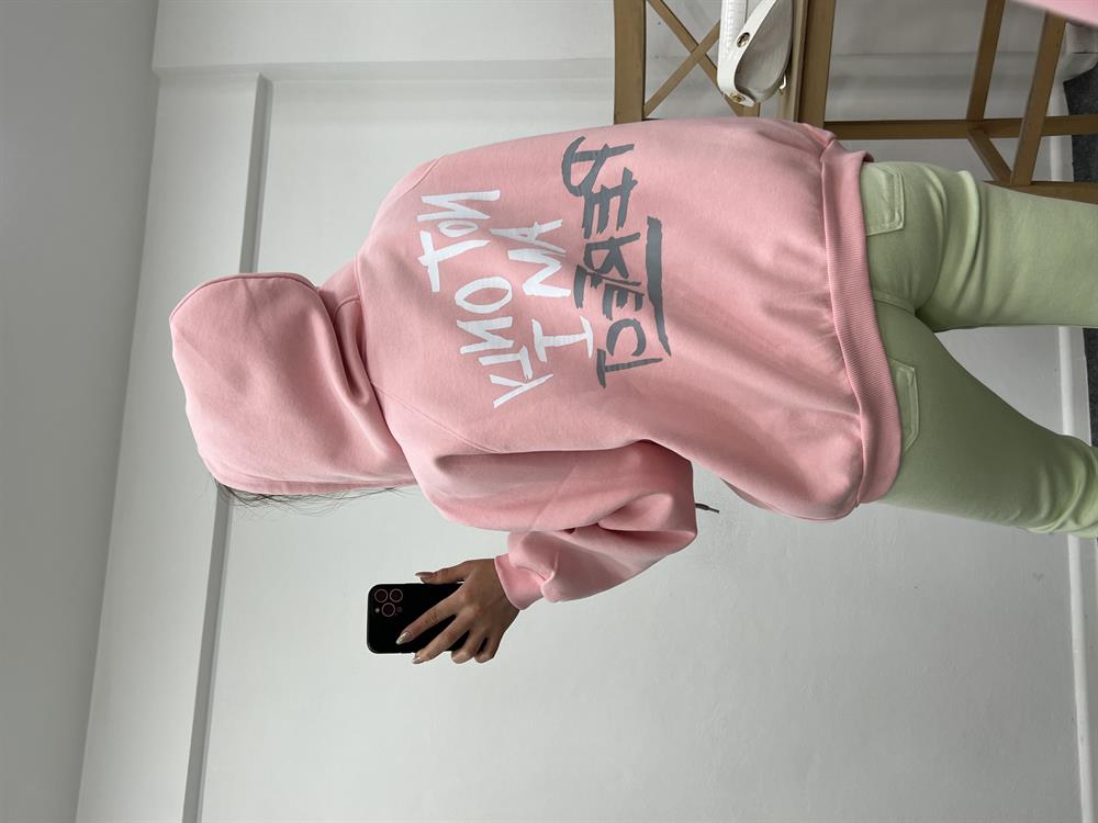 Toz Pembe Sweat Hirka