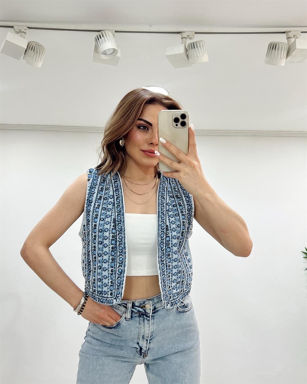 Vi̇ntage Tasarim Yelek