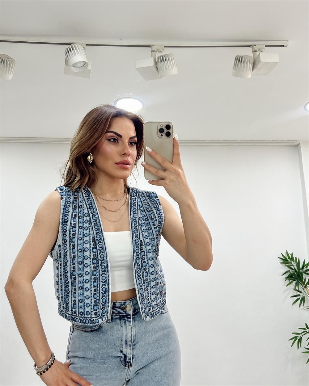 Vi̇ntage Tasarim Yelek