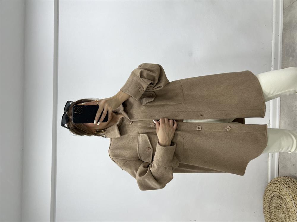 Vi̇zon Kaşe Ceket Gömlek