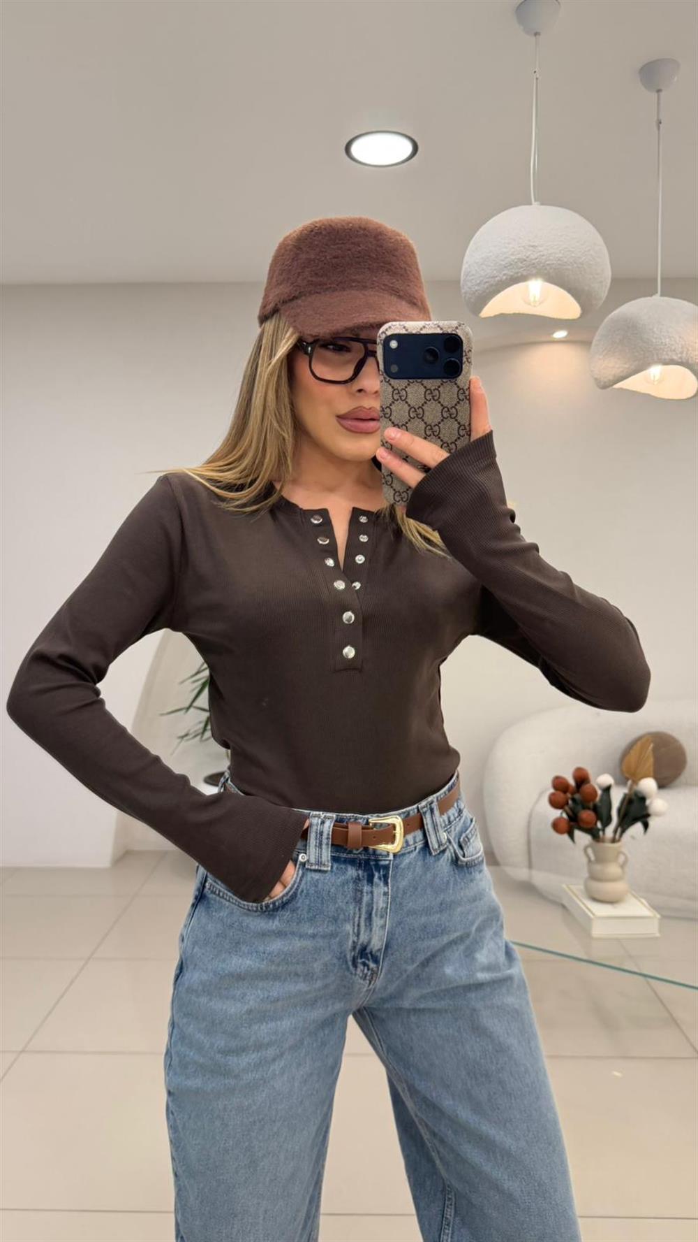 YAKA ÇITÇITLI BADY KAHVE