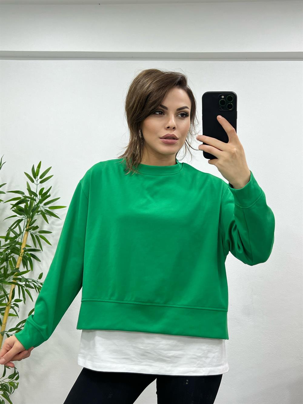 Yeşi̇l Sweatshırt
