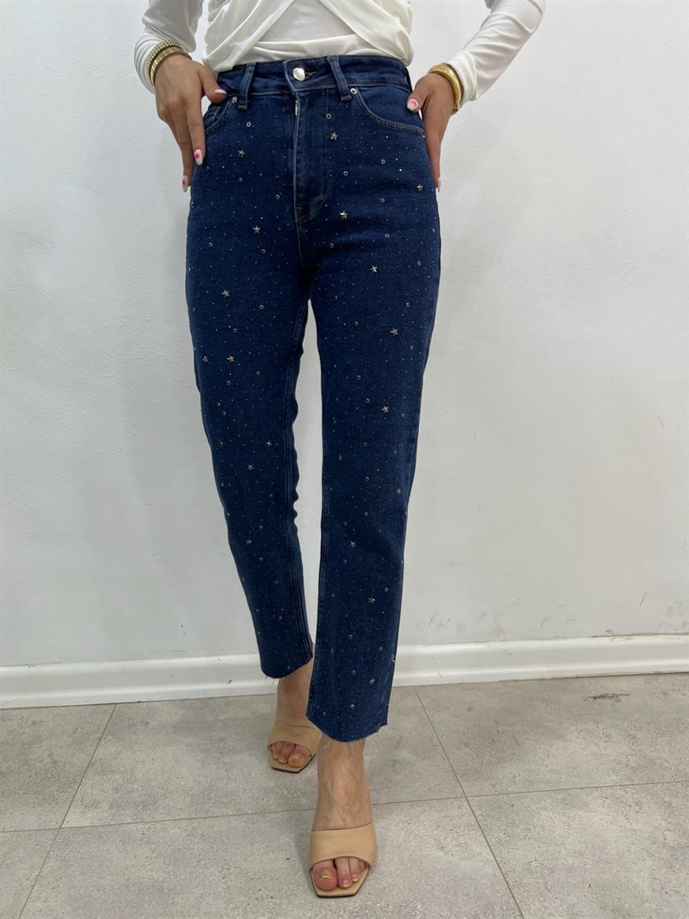 Yildiz Taşli Laci̇vert Jean
