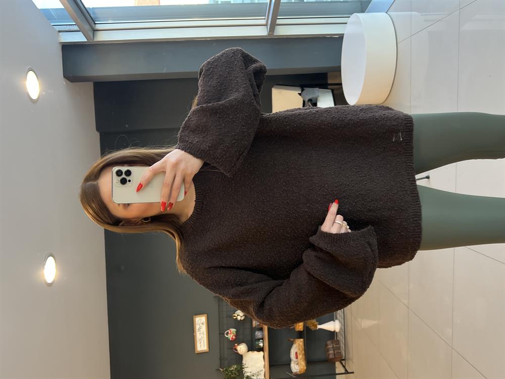 Yumuşak Dokulu Basi̇c Kazak Kahve