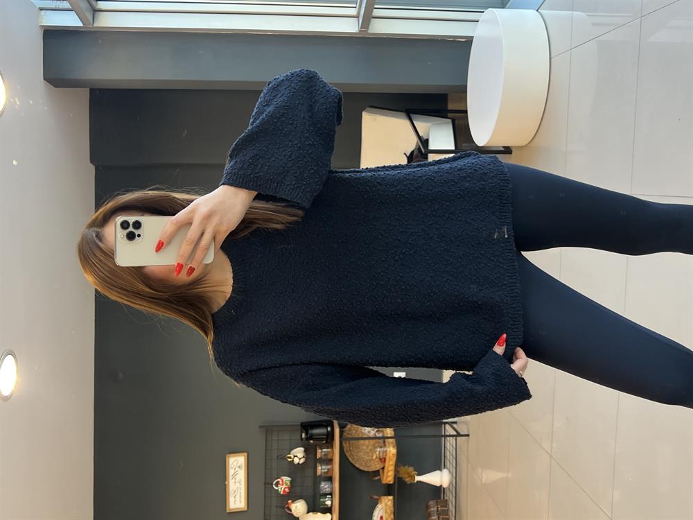 Yumuşak Dokulu Basi̇c Kazak Laci̇vert