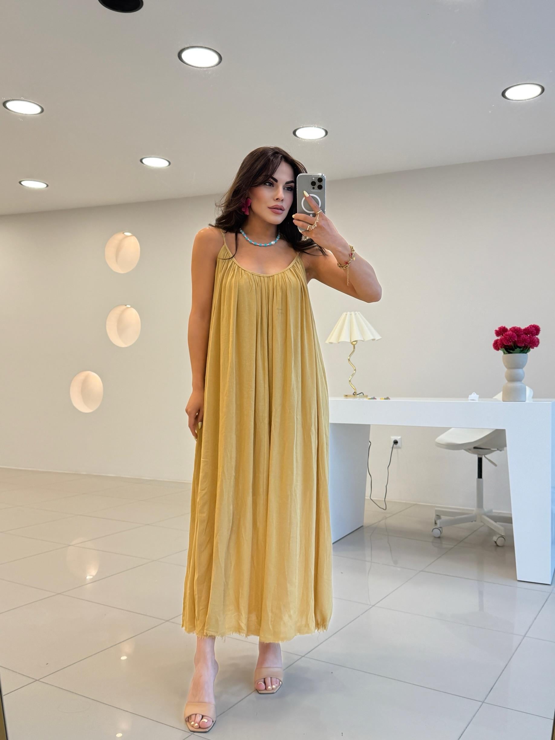 ASKILARI AYARLANABİLİR BOHEM ELBİSE