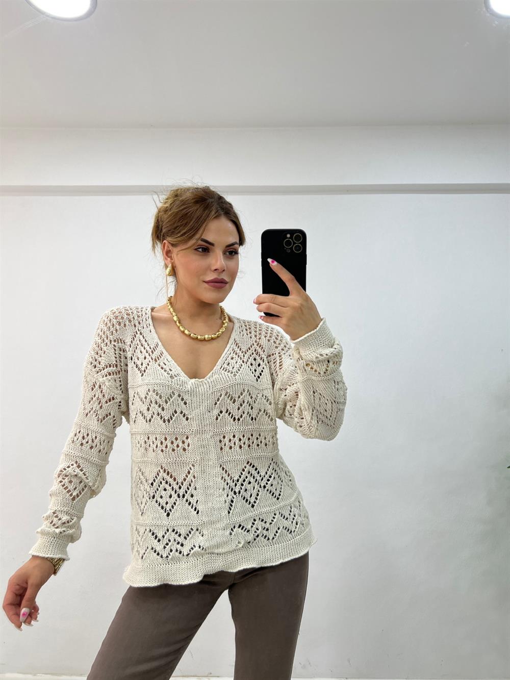 BAĞLAMALI MERSERİZE TAŞ RENGİ