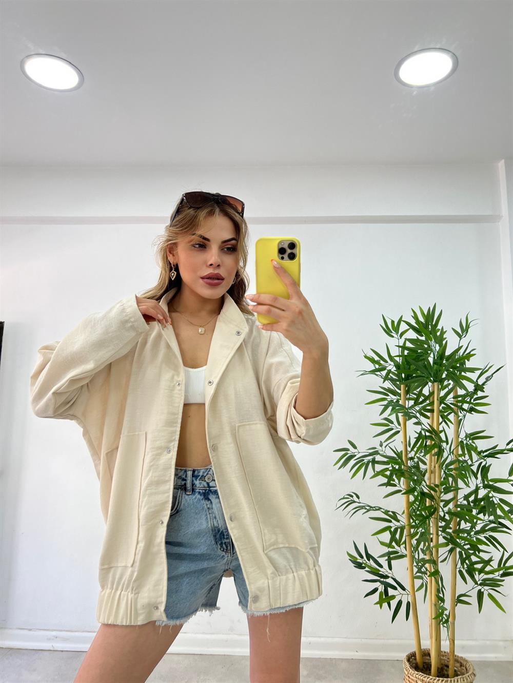 BOMBER KETEN CEKET TAŞ