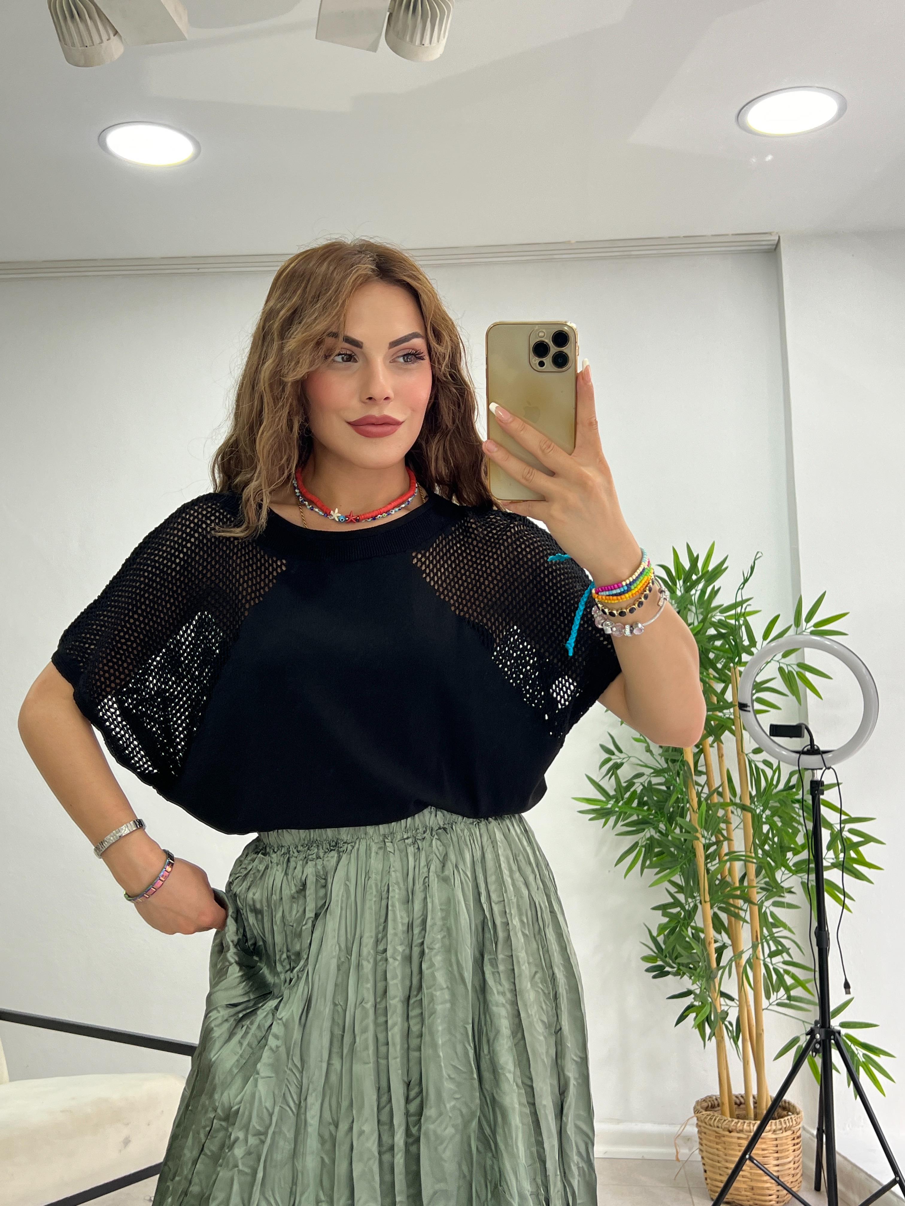 DELİKLİ PREMIUM SERİ MERSEİZE SİYAH