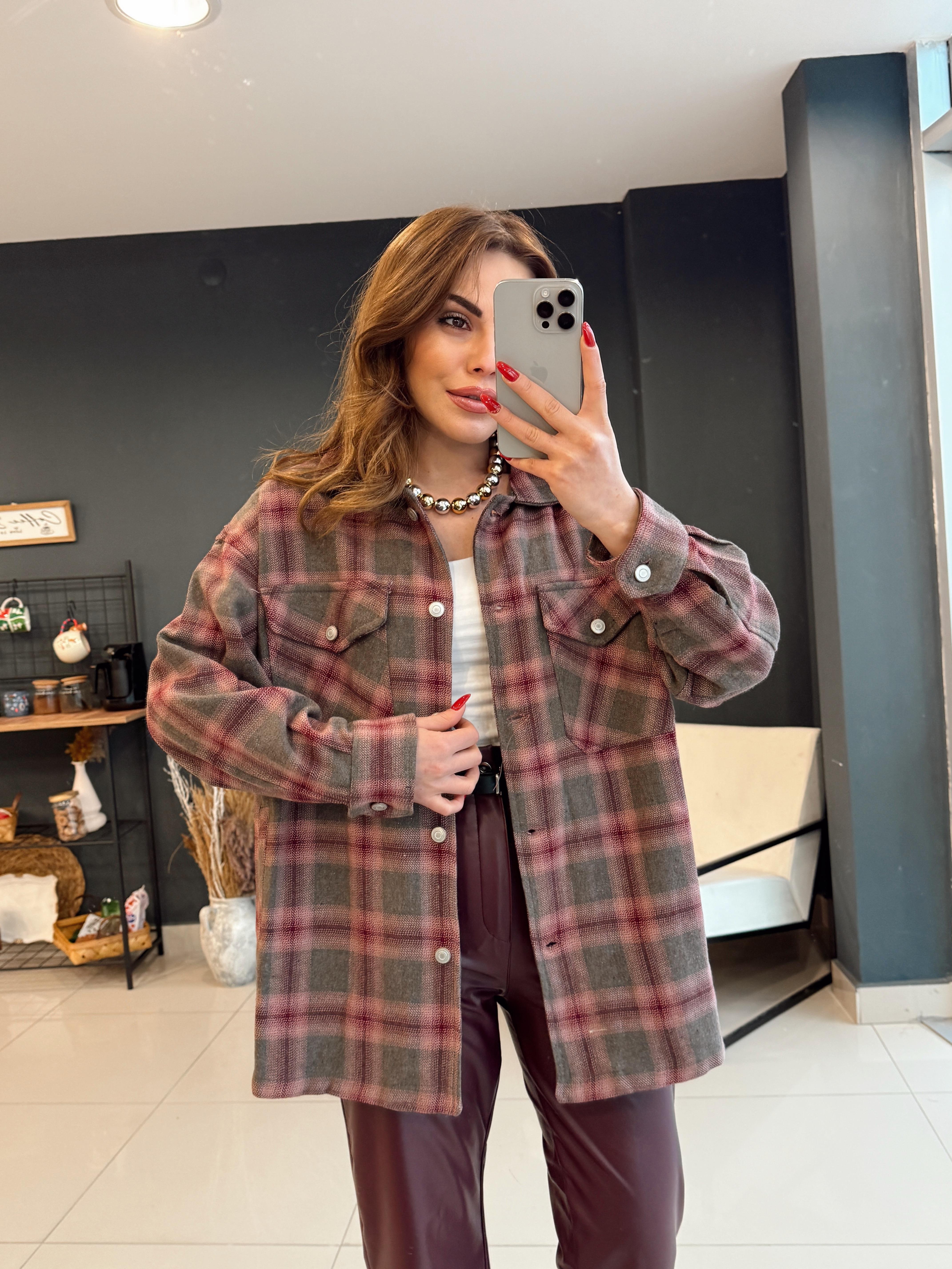 EKOSE BORDO CEKET GÖMLEK