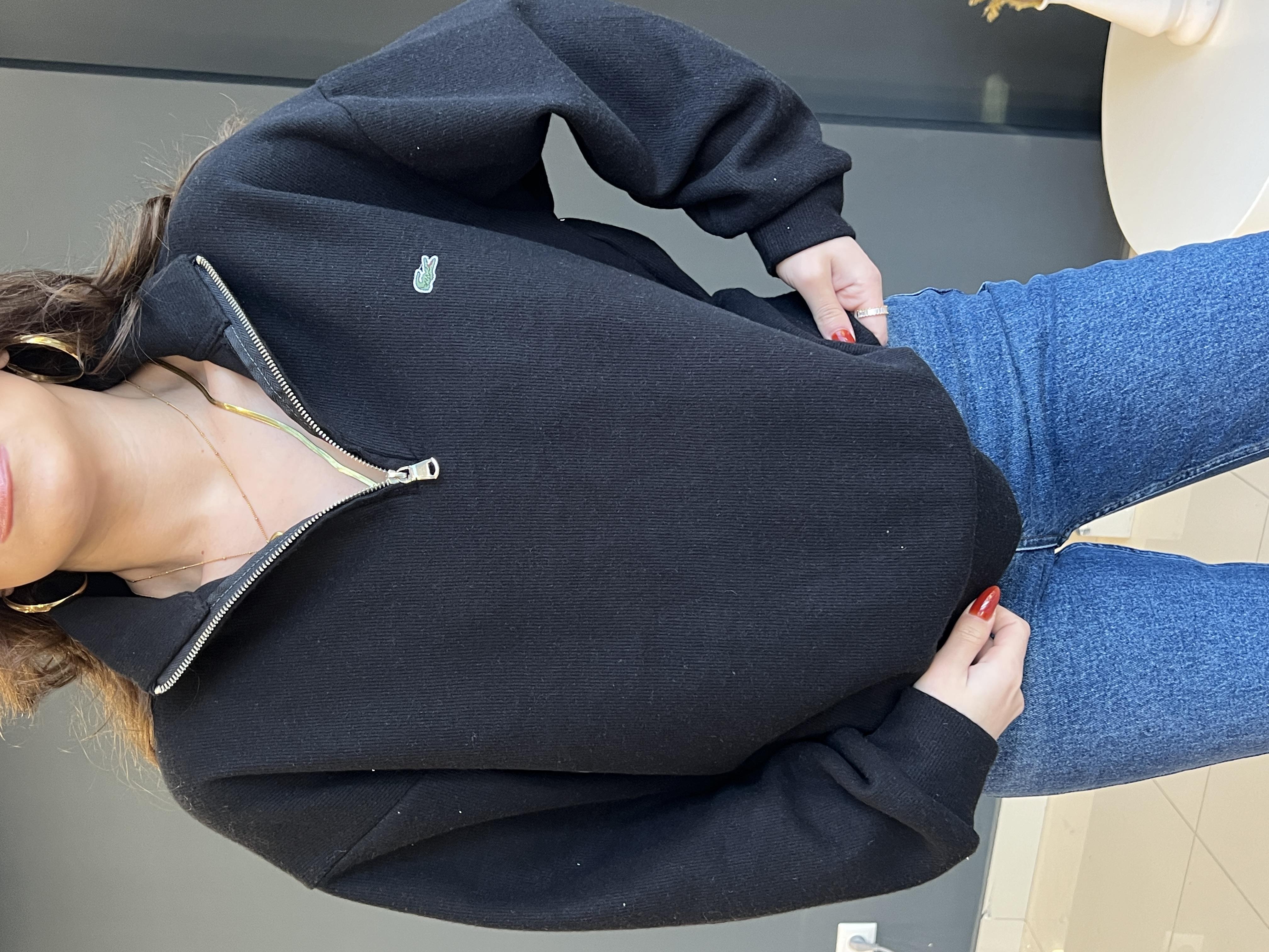 FERMUAR DETAYLI MARKA MODEL SWEAT SİYAH