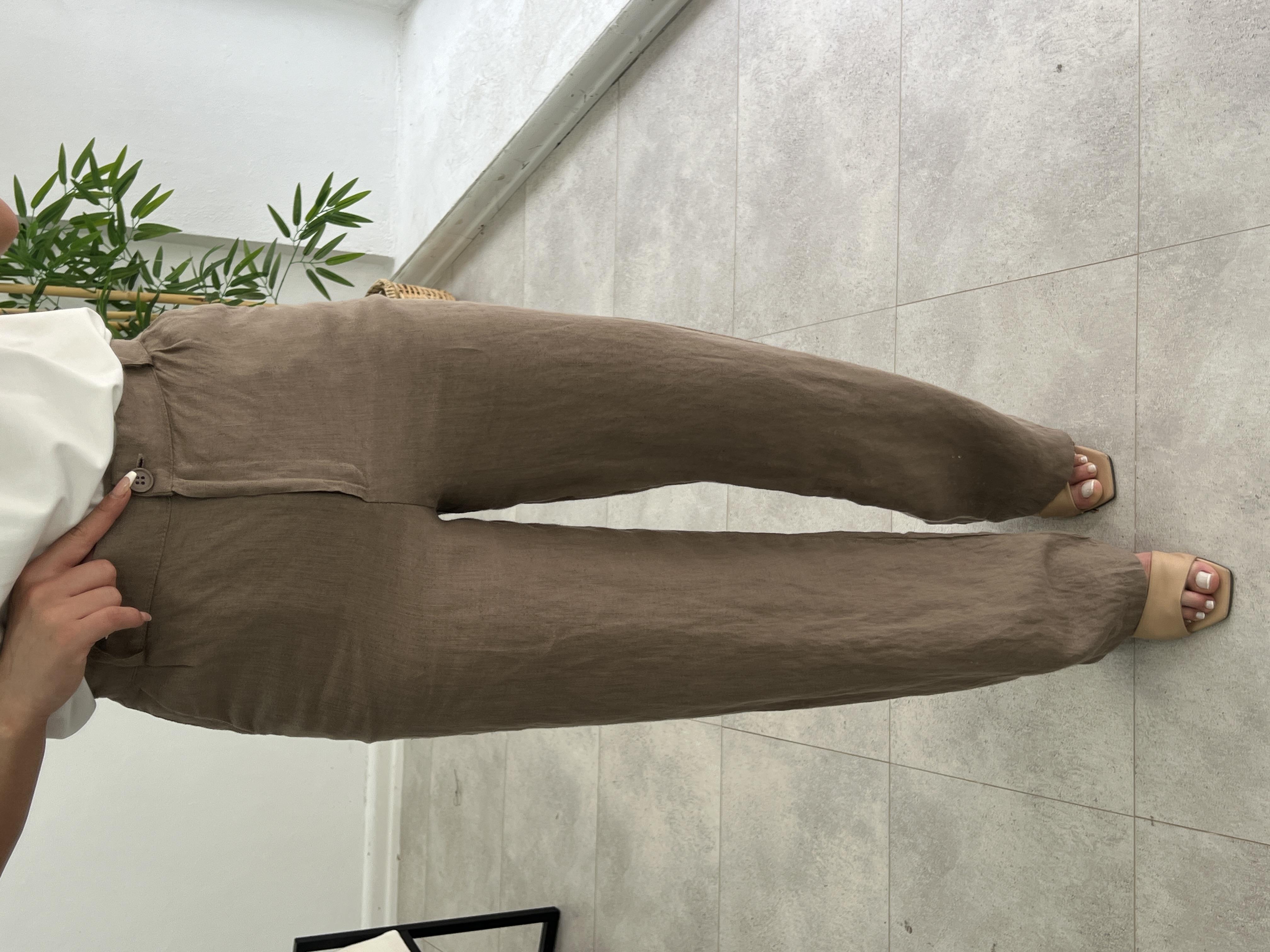 HAM KETEN ORJİNAL MARKA PANTOLON KAHVE