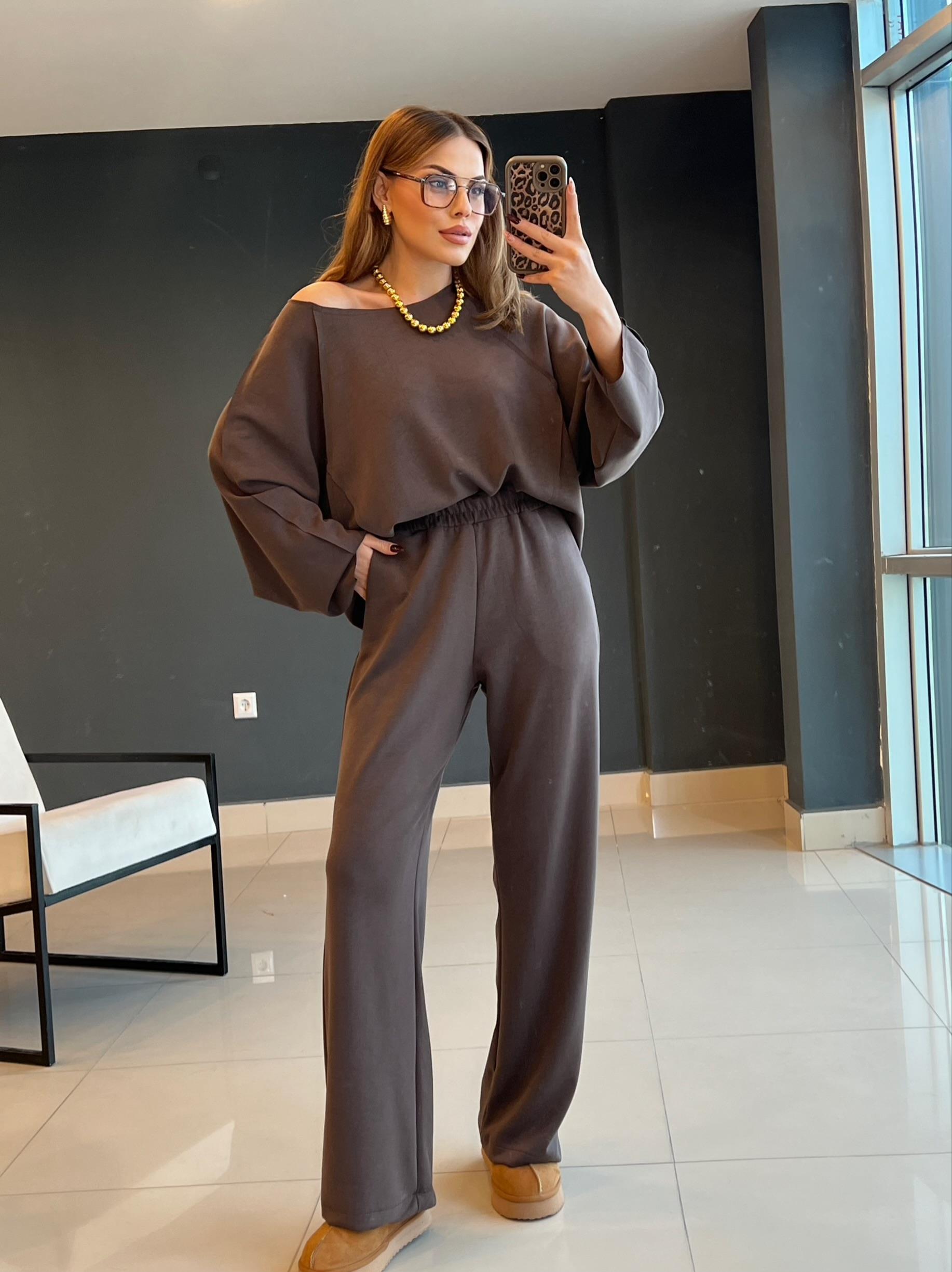 KAHVE ORJİNAL MARKA MODAL TAKIM