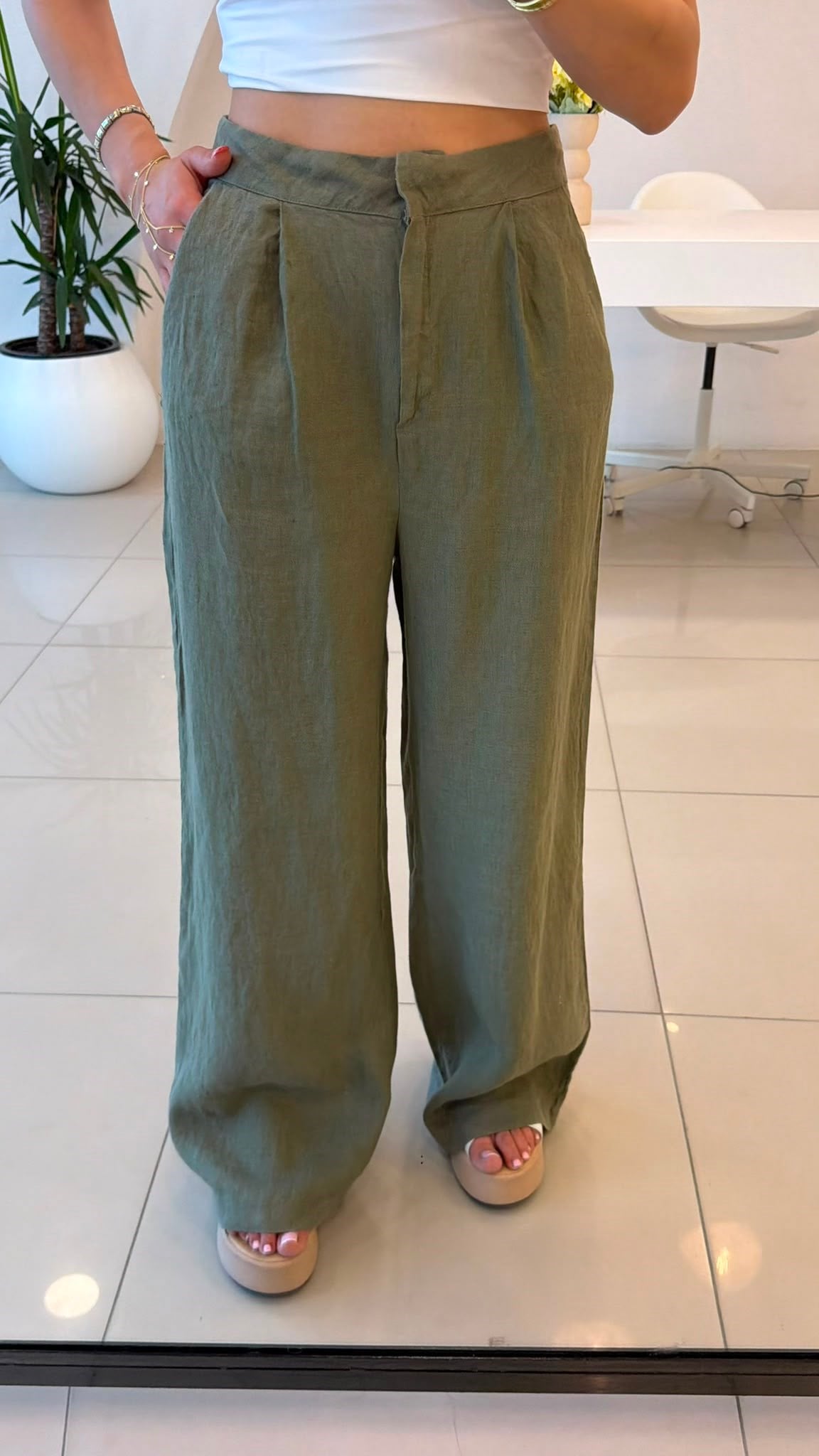 KETAN PANTOLON YEŞİL