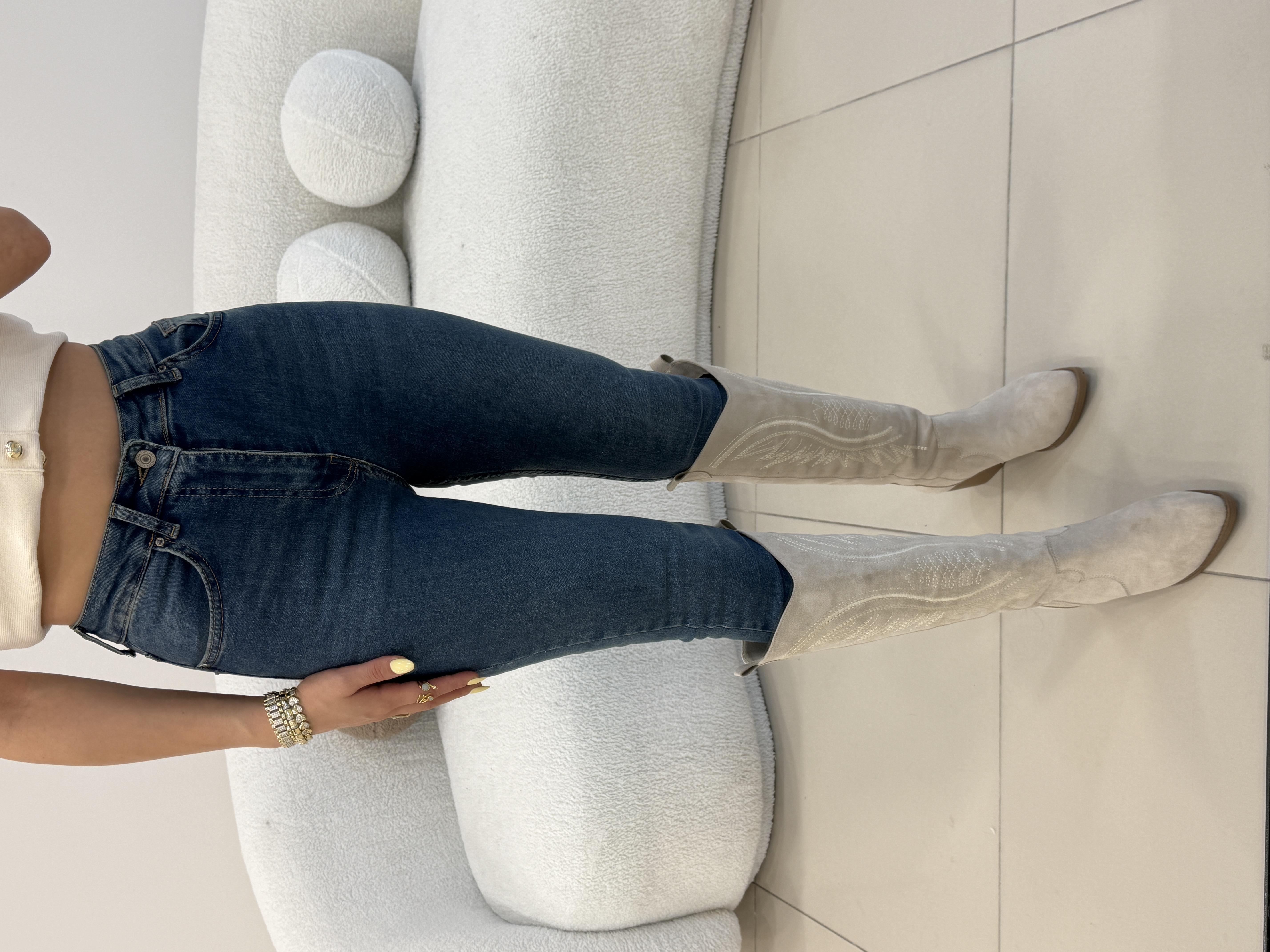 LİKRALI SKİNY JEAN KOYU MAVİ